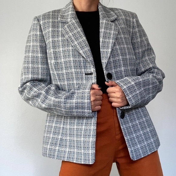 🚫SOLD🚫 Le Suit Tweed Jacket - Picture 2 of 8